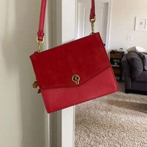 Red fossil mini crossbody - USED ONCE